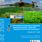 1st International Symposium of Indonesian Seaweed Consortium